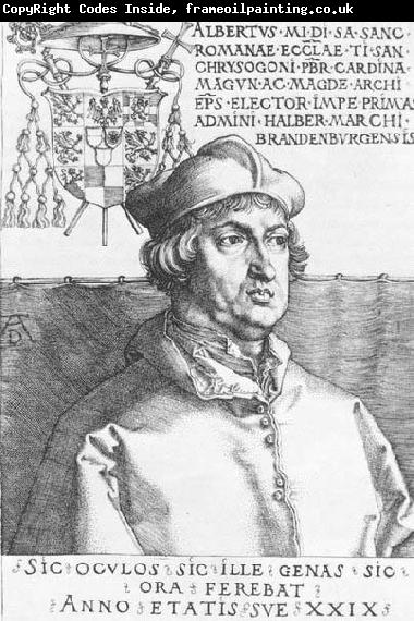 Albrecht Durer Cardinal Albrecht of Brandenburg
